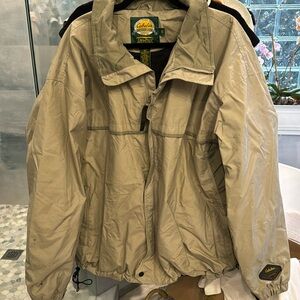 Cabelas Outdoor Gear size 2XL.  Tan in color with black interior.